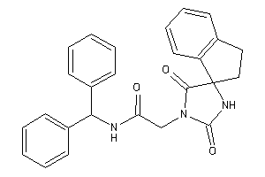 N-benzhydryl-2-(2,5-diketospiro[imidazolidine-4,1'-indane]-1-yl)acetamide