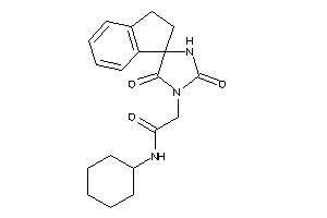 N-cyclohexyl-2-(2,5-diketospiro[imidazolidine-4,1'-indane]-1-yl)acetamide