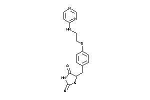 5-[4-[2-(4-pyrimidylamino)ethoxy]benzyl]thiazolidine-2,4-quinone