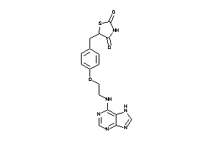 5-[4-[2-(7H-purin-6-ylamino)ethoxy]benzyl]thiazolidine-2,4-quinone