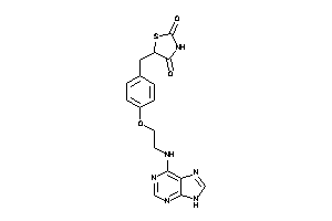 5-[4-[2-(9H-purin-6-ylamino)ethoxy]benzyl]thiazolidine-2,4-quinone