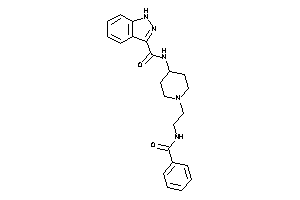 N-[1-(2-benzamidoethyl)-4-piperidyl]-1H-indazole-3-carboxamide