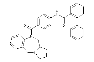 N-[4-(6,6a,7,8,9,11-hexahydropyrrolo[2,1-c][1,4]benzodiazepine-5-carbonyl)phenyl]-2-phenyl-benzamide