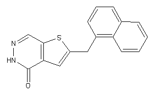 2-(1-naphthylmethyl)-5H-thieno[2,3-d]pyridazin-4-one