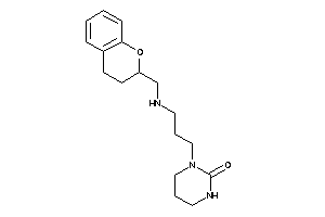 1-[3-(chroman-2-ylmethylamino)propyl]hexahydropyrimidin-2-one