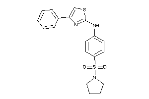 (4-phenylthiazol-2-yl)-(4-pyrrolidinosulfonylphenyl)amine