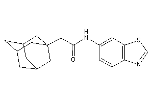 2-(1-adamantyl)-N-(1,3-benzothiazol-6-yl)acetamide