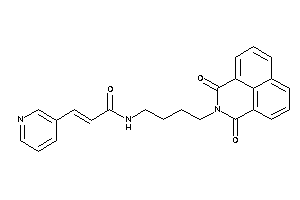 Image of N-[4-(diketoBLAHyl)butyl]-3-(3-pyridyl)acrylamide