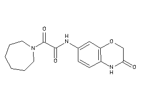 2-(azepan-1-yl)-2-keto-N-(3-keto-4H-1,4-benzoxazin-7-yl)acetamide