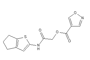 Isoxazole-4-carboxylic Acid [2-(5,6-dihydro-4H-cyclopenta[b]thiophen-2-ylamino)-2-keto-ethyl] Ester