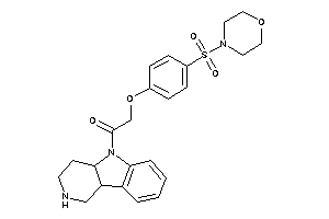 1-(1,2,3,4,4a,9b-hexahydropyrido[4,3-b]indol-5-yl)-2-(4-morpholinosulfonylphenoxy)ethanone