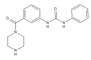 1-phenyl-3-[3-(piperazine-1-carbonyl)phenyl]urea
