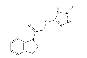 3-[(2-indolin-1-yl-2-keto-ethyl)thio]-1,4-dihydro-1,2,4-triazol-5-one