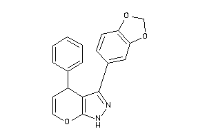 Image of 3-(1,3-benzodioxol-5-yl)-4-phenyl-1,4-dihydropyrano[2,3-c]pyrazole