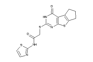 2-[(ketoBLAHyl)thio]-N-thiazol-2-yl-acetamide