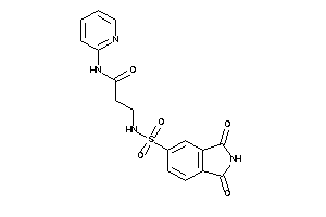 3-[(1,3-diketoisoindolin-5-yl)sulfonylamino]-N-(2-pyridyl)propionamide