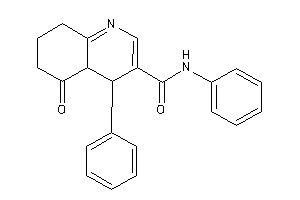 5-keto-N,4-diphenyl-4a,6,7,8-tetrahydro-4H-quinoline-3-carboxamide