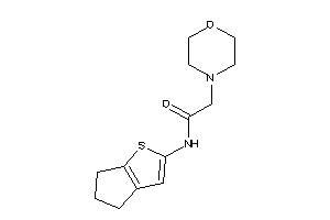 N-(5,6-dihydro-4H-cyclopenta[b]thiophen-2-yl)-2-morpholino-acetamide