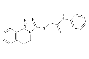 2-(5,6-dihydro-[1,2,4]triazolo[3,4-a]isoquinolin-3-ylthio)-N-phenyl-acetamide