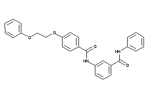 3-[[4-(2-phenoxyethoxy)benzoyl]amino]-N-phenyl-benzamide