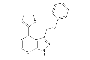 Image of 4-(2-furyl)-3-[(phenylthio)methyl]-1,4-dihydropyrano[2,3-c]pyrazole