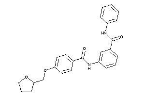 N-phenyl-3-[[4-(tetrahydrofurfuryloxy)benzoyl]amino]benzamide