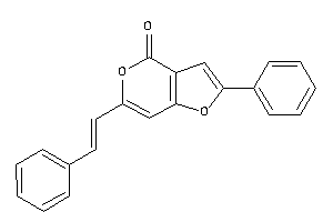 2-phenyl-6-styryl-furo[3,2-c]pyran-4-one