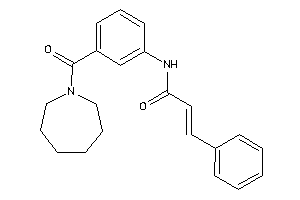 N-[3-(azepane-1-carbonyl)phenyl]-3-phenyl-acrylamide