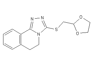 3-(1,3-dioxolan-2-ylmethylthio)-5,6-dihydro-[1,2,4]triazolo[3,4-a]isoquinoline