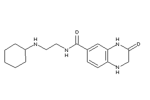 N-[2-(cyclohexylamino)ethyl]-3-keto-2,4-dihydro-1H-quinoxaline-6-carboxamide