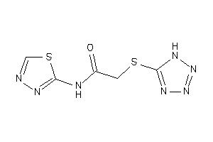 Image of 2-(1H-tetrazol-5-ylthio)-N-(1,3,4-thiadiazol-2-yl)acetamide