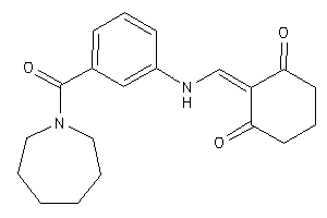 2-[[3-(azepane-1-carbonyl)anilino]methylene]cyclohexane-1,3-quinone