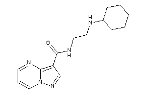 N-[2-(cyclohexylamino)ethyl]pyrazolo[1,5-a]pyrimidine-3-carboxamide