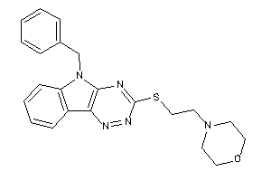 Image of 4-[2-[(5-benzyl-[1,2,4]triazino[5,6-b]indol-3-yl)thio]ethyl]morpholine