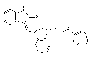 Image of 3-[[1-(2-phenoxyethyl)indol-3-yl]methylene]oxindole
