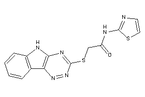 N-thiazol-2-yl-2-(5H-[1,2,4]triazino[5,6-b]indol-3-ylthio)acetamide