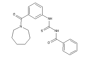 N-[[3-(azepane-1-carbonyl)phenyl]thiocarbamoyl]benzamide