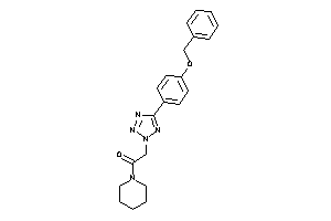 2-[5-(4-benzoxyphenyl)tetrazol-2-yl]-1-piperidino-ethanone