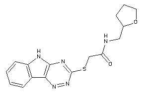 N-(tetrahydrofurfuryl)-2-(5H-[1,2,4]triazino[5,6-b]indol-3-ylthio)acetamide