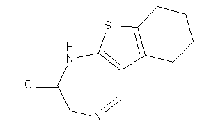 1,3,6,7,8,9-hexahydrobenzothiopheno[2,3-e][1,4]diazepin-2-one