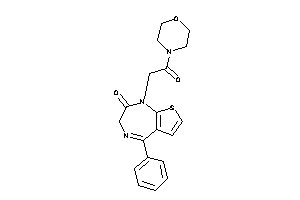 1-(2-keto-2-morpholino-ethyl)-5-phenyl-3H-thieno[2,3-e][1,4]diazepin-2-one