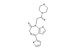 1-(2-keto-2-morpholino-ethyl)-5-(2-thienyl)-3H-thieno[2,3-e][1,4]diazepin-2-one
