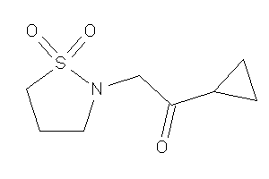 Image of 1-cyclopropyl-2-(1,1-diketo-1,2-thiazolidin-2-yl)ethanone