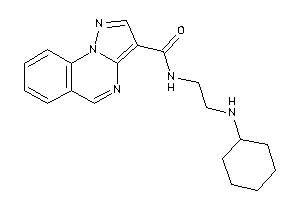 N-[2-(cyclohexylamino)ethyl]pyrazolo[1,5-a]quinazoline-3-carboxamide