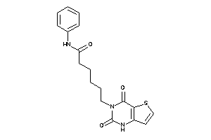 6-(2,4-diketo-1H-thieno[3,2-d]pyrimidin-3-yl)-N-phenyl-hexanamide