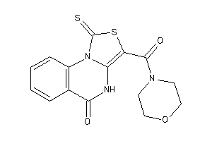 3-(morpholine-4-carbonyl)-1-thioxo-4H-thiazolo[3,4-a]quinazolin-5-one