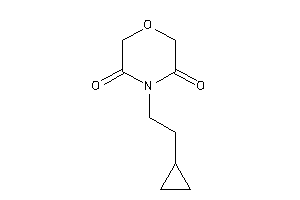 Image of 4-(2-cyclopropylethyl)morpholine-3,5-quinone
