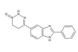 3-(2-phenyl-1H-benzimidazol-5-yl)-4,5-dihydro-1H-pyridazin-6-one