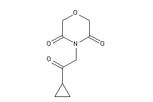 4-(2-cyclopropyl-2-keto-ethyl)morpholine-3,5-quinone