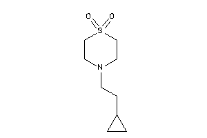 4-(2-cyclopropylethyl)-1,4-thiazinane 1,1-dioxide